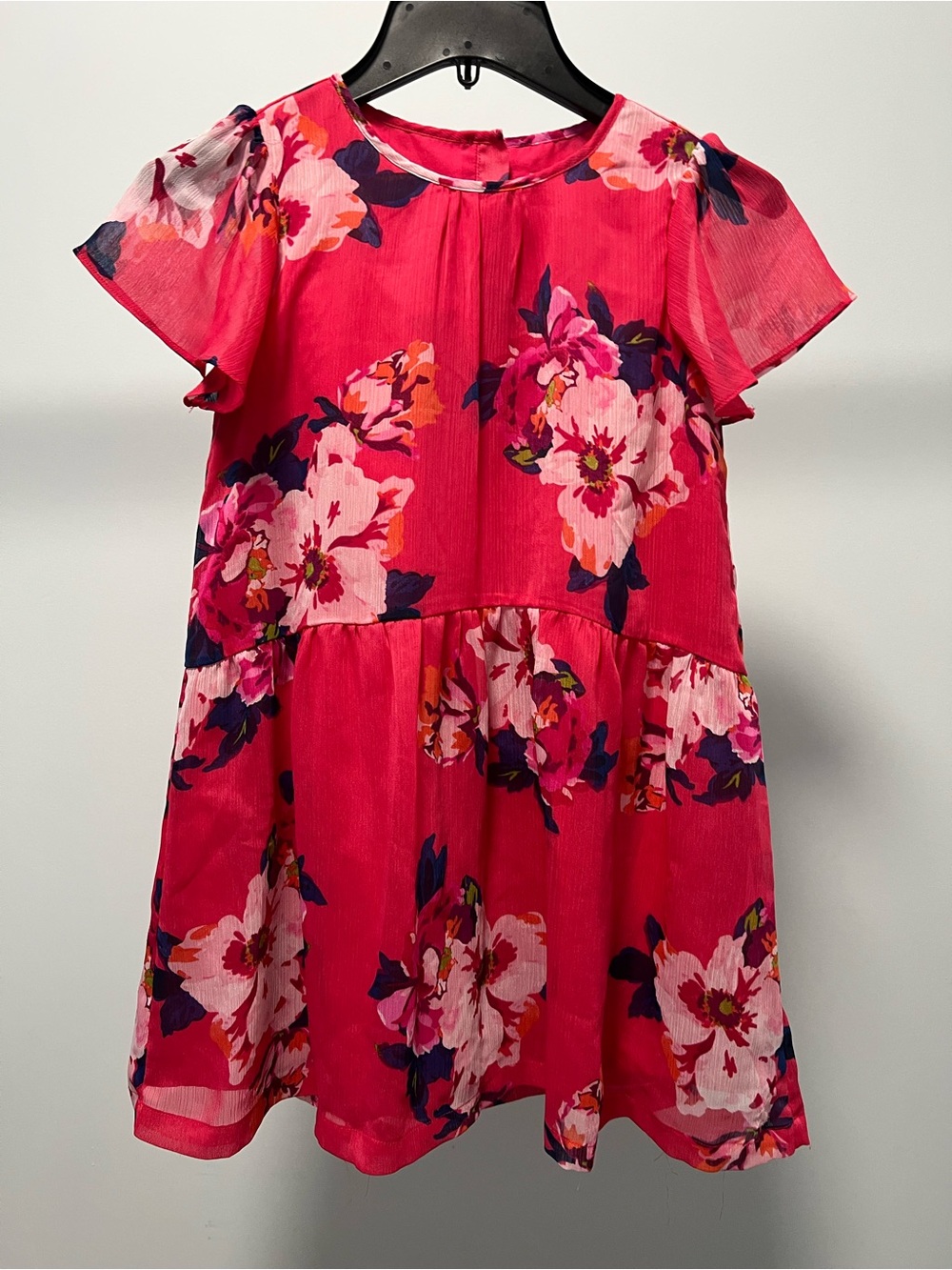 Joules Hot Pink Floral Shift Dress